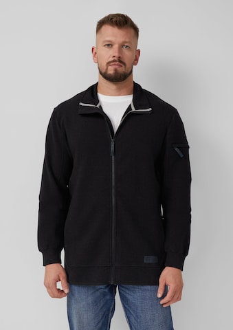s.Oliver Sweatjacke in Schwarz