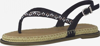 Flip-flops TAMARIS pe bleumarin / auriu / alb, Vizualizare produs