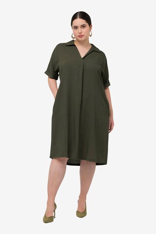 Ulla Popken - Vestido en verde: frente