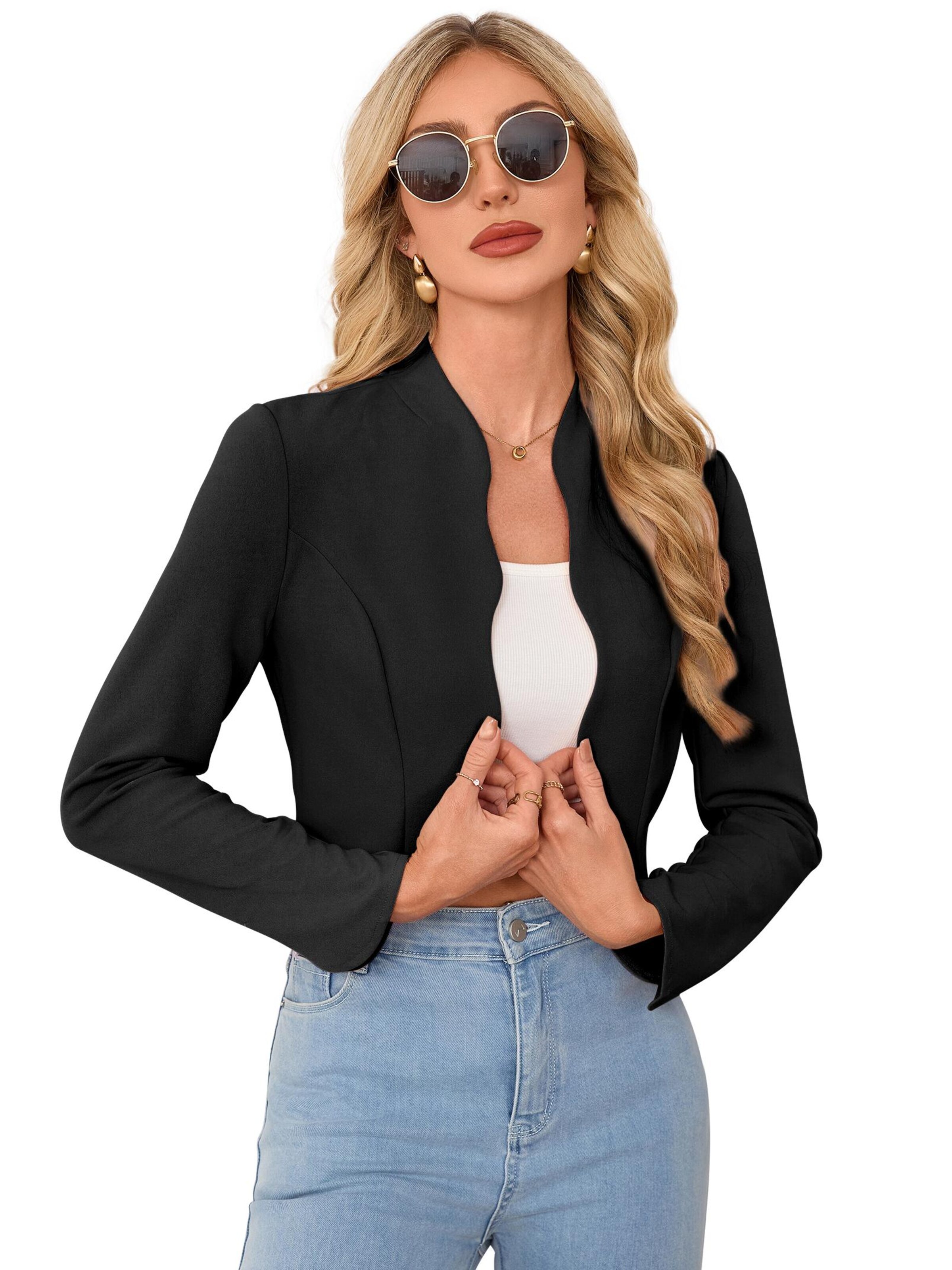 Yesfashion Bolero in Black: front