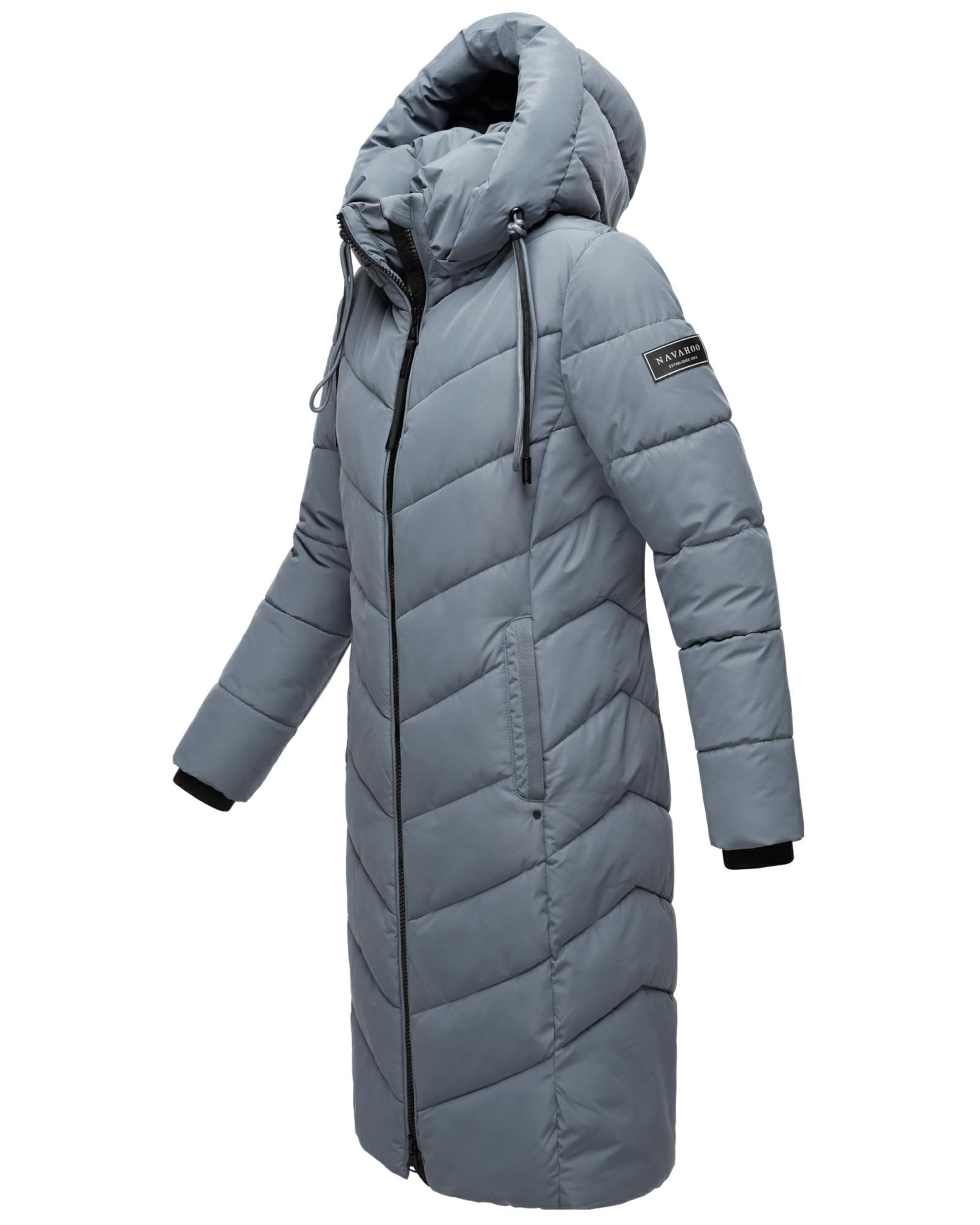 NAVAHOO Wintermantel 'Sahnekatzii XIV' in Blau