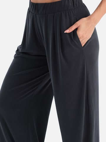 Dagi Wide leg Broek in Zwart