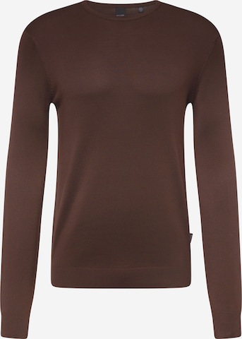 Pull-over 'WYLER' Only & Sons en marron : devant