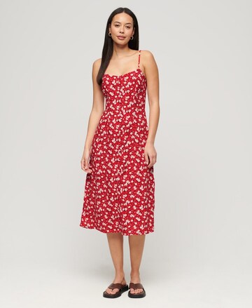 Superdry Dress in Red: front