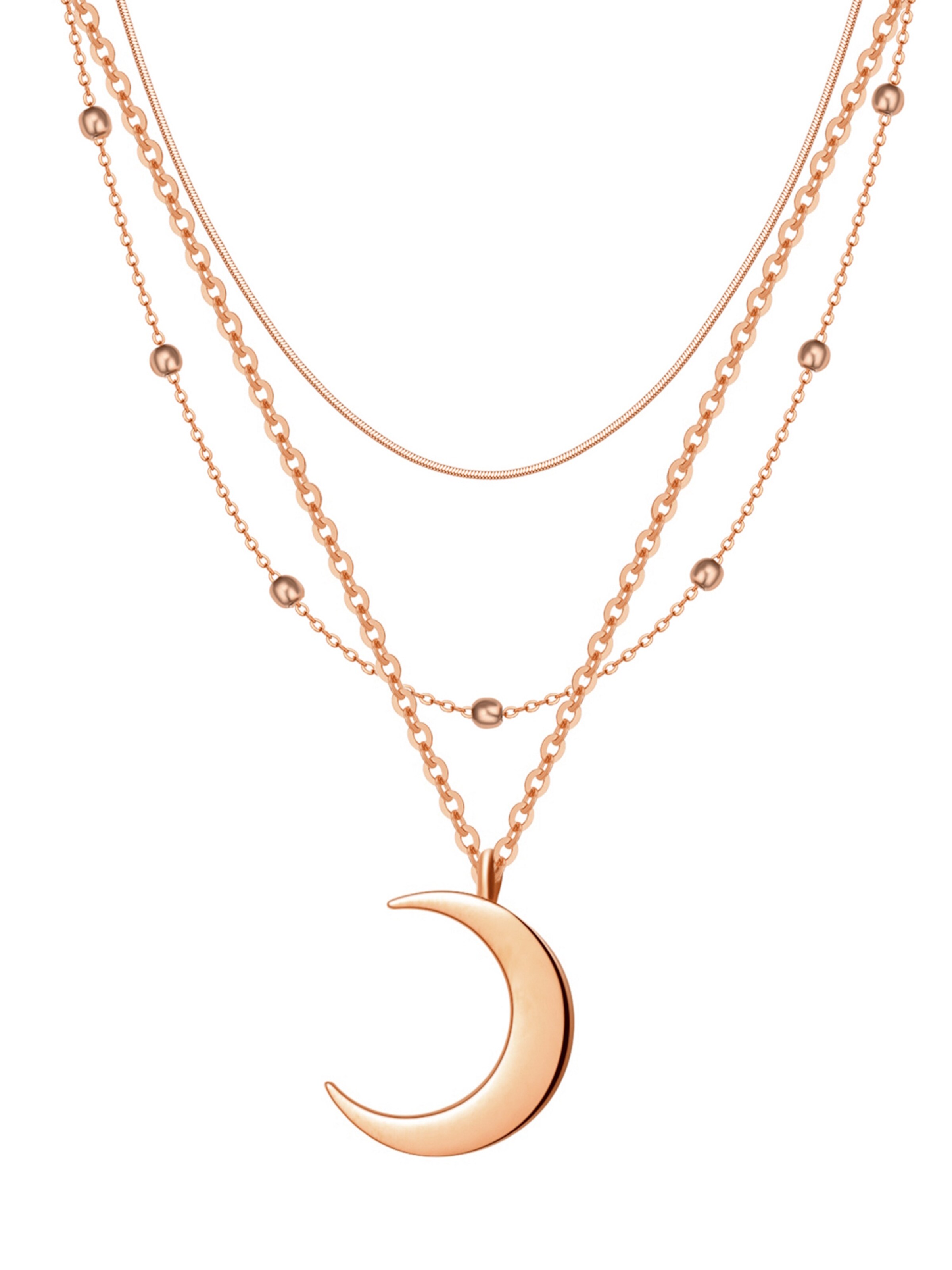 Hey Happiness Necklace 'Mond Set' in Gold