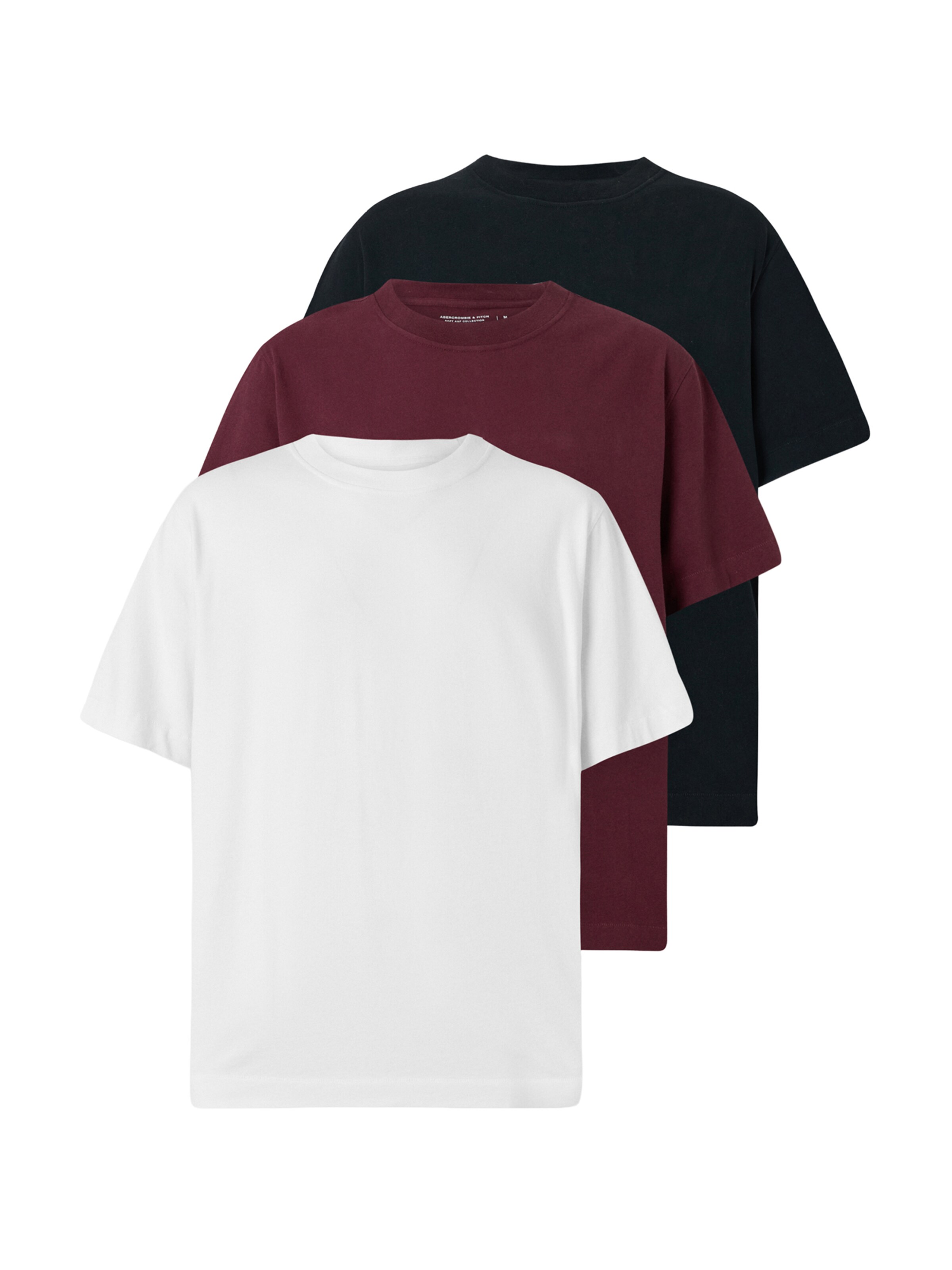 Abercrombie & Fitch Футболка в Красный: спереди