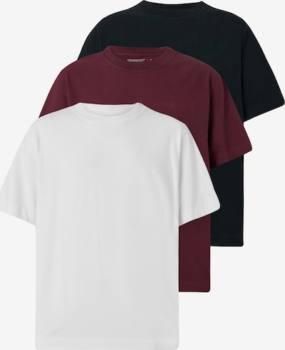 Abercrombie & Fitch Majica veličine XS u boja vina / crna / bijela, Pregled proizvoda