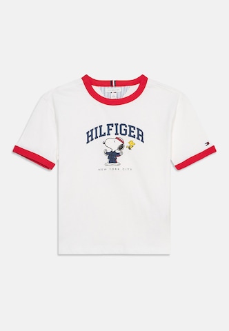 TOMMY HILFIGER Shirt 'PEANUTS' in White: front