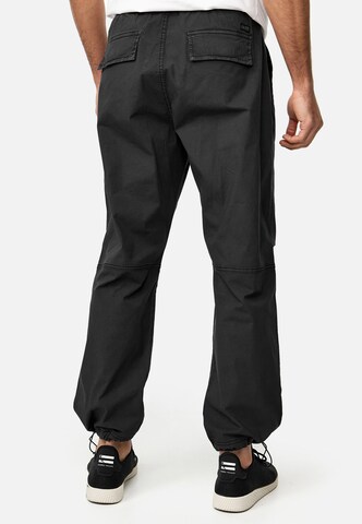 INDICODE JEANS Tapered Hose in Schwarz