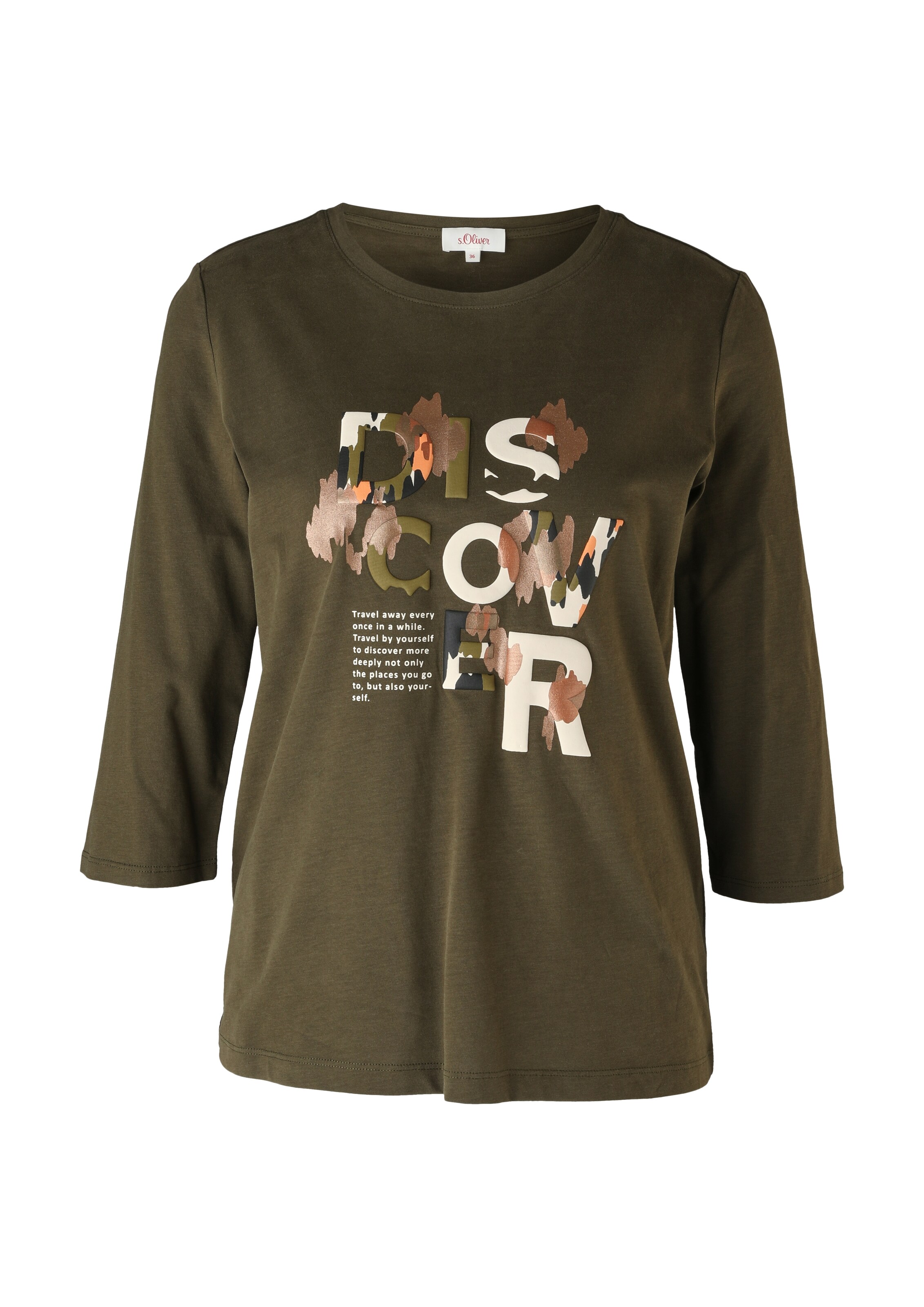 s.Oliver Shirt in Grün: Vorderseite