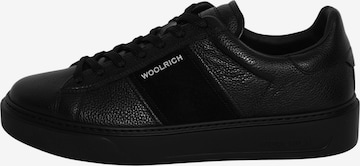Baskets basses 'Classic Court' Woolrich en noir : devant