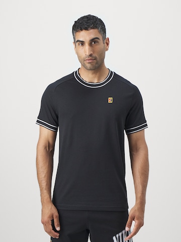 NIKE Λειτουργικό μπλουζάκι 'HERITAGE' σε μαύρο: μπροστά