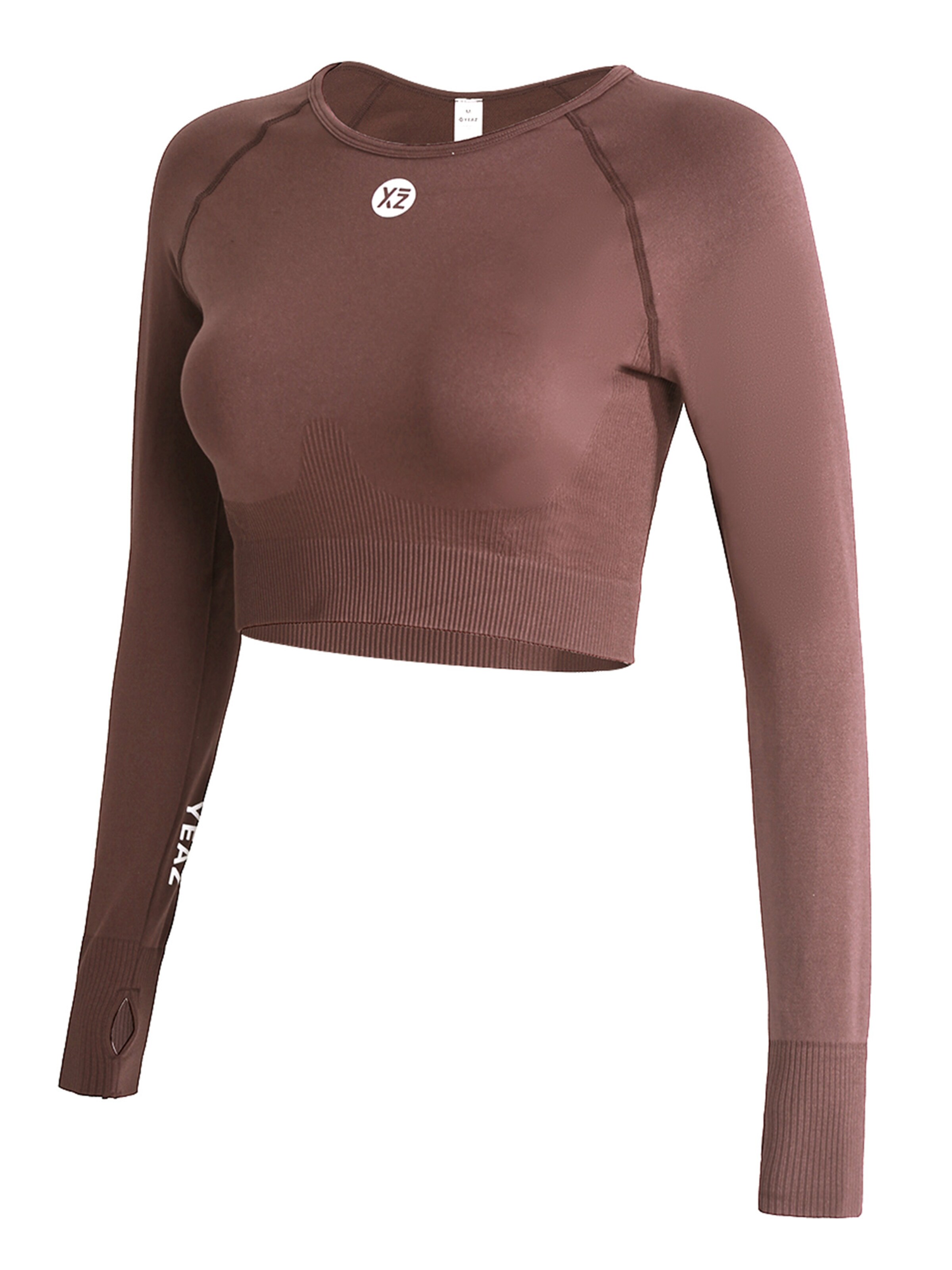 YEAZ Λειτουργικό μπλουζάκι 'Legend' σε μπεζ: μπροστά