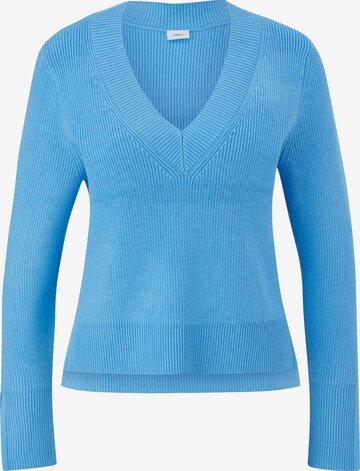 s.Oliver BLACK LABEL Sweater in Blue: front