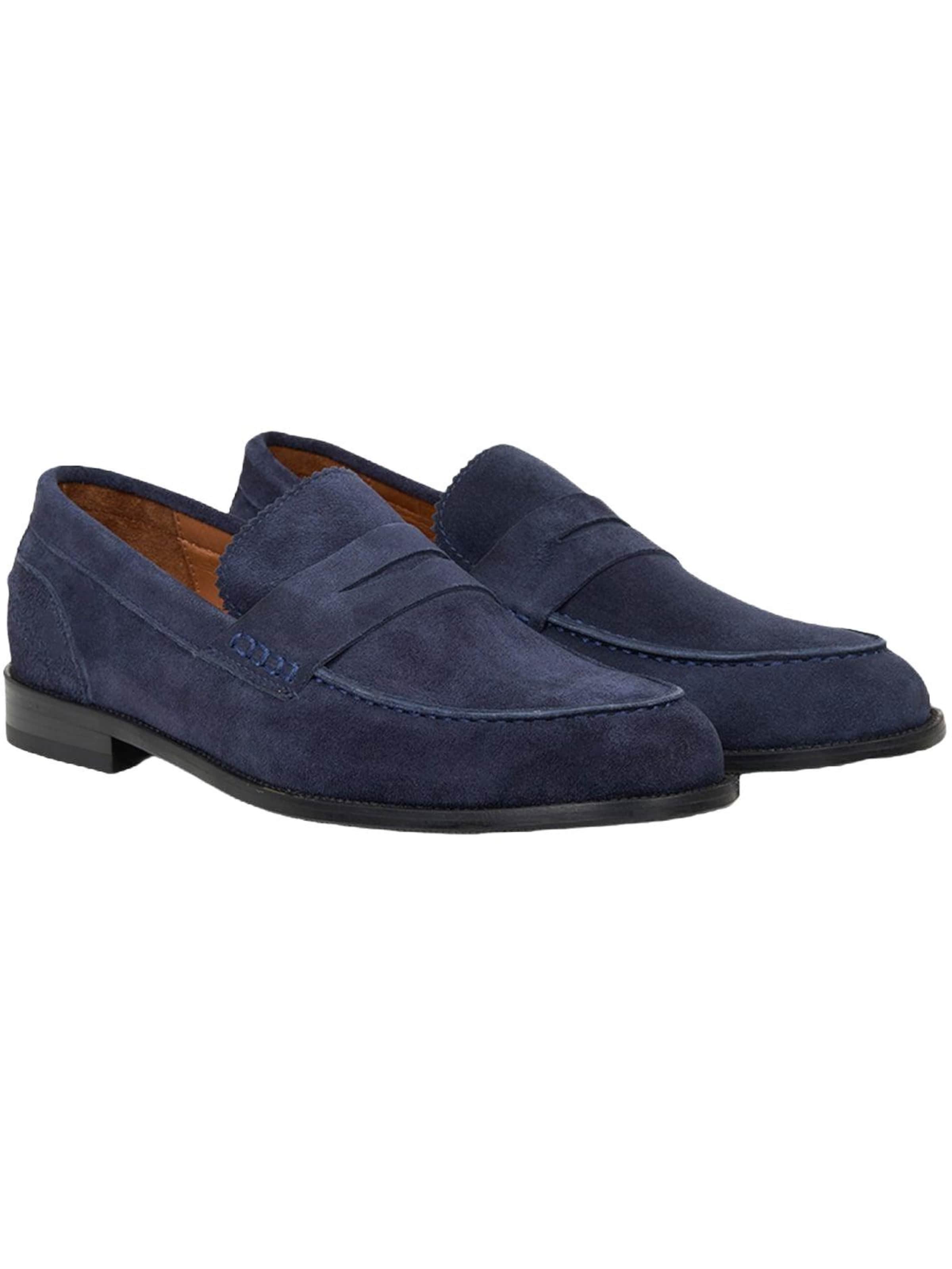 Chaussure basse 'Slipper' Desa en bleu : devant