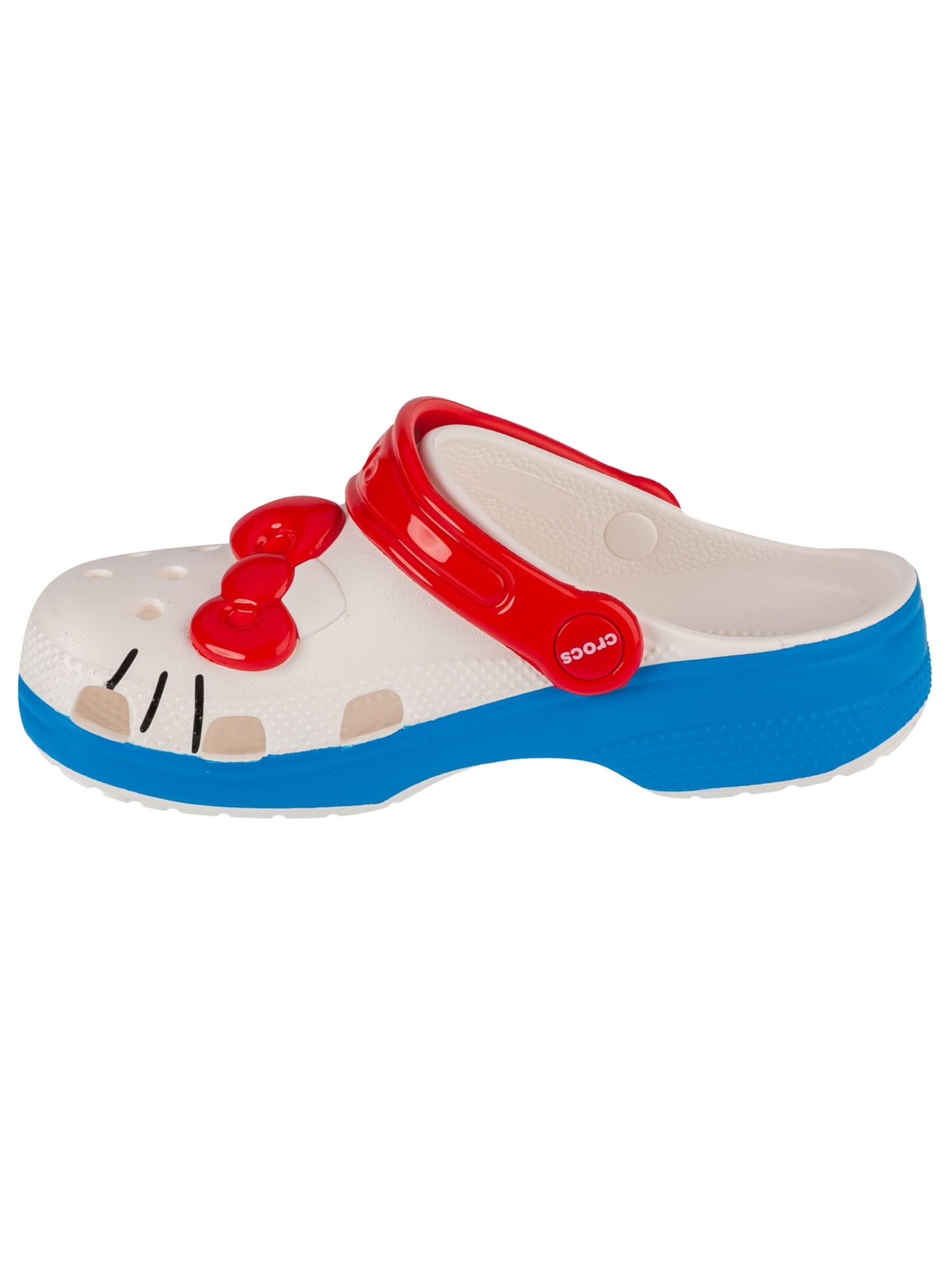 Crocs Sandalen 'Crocs Hello Kitty' in Wit: voorkant