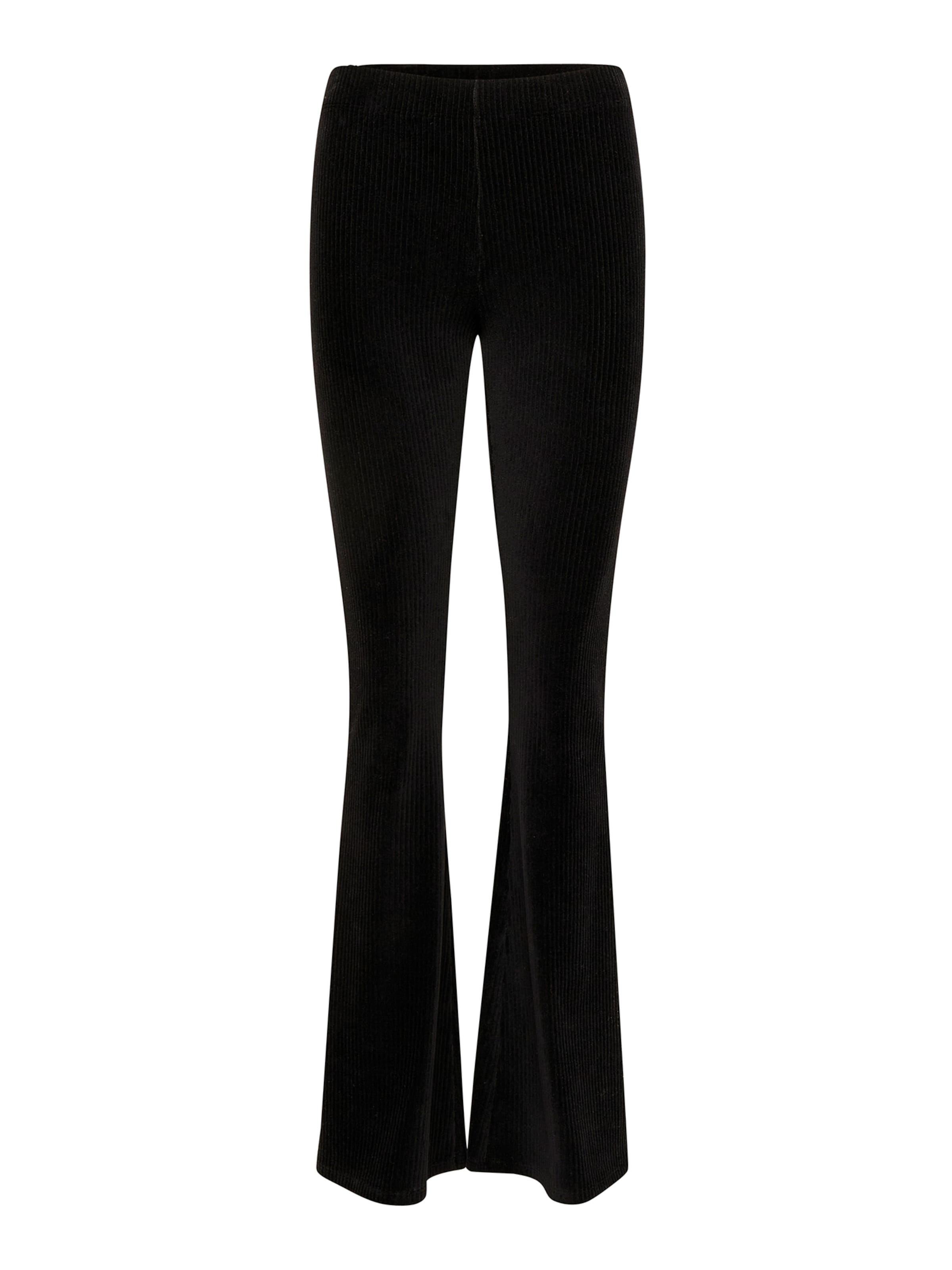 DESIRES Rozkloszowany krój Legginsy 'Britt' w kolorze czarny: przód