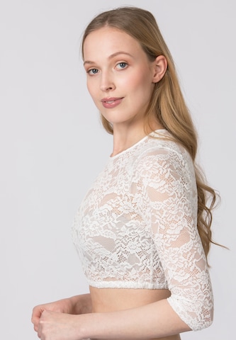STOCKERPOINT Klederdracht blouse 'Akasha' in Wit