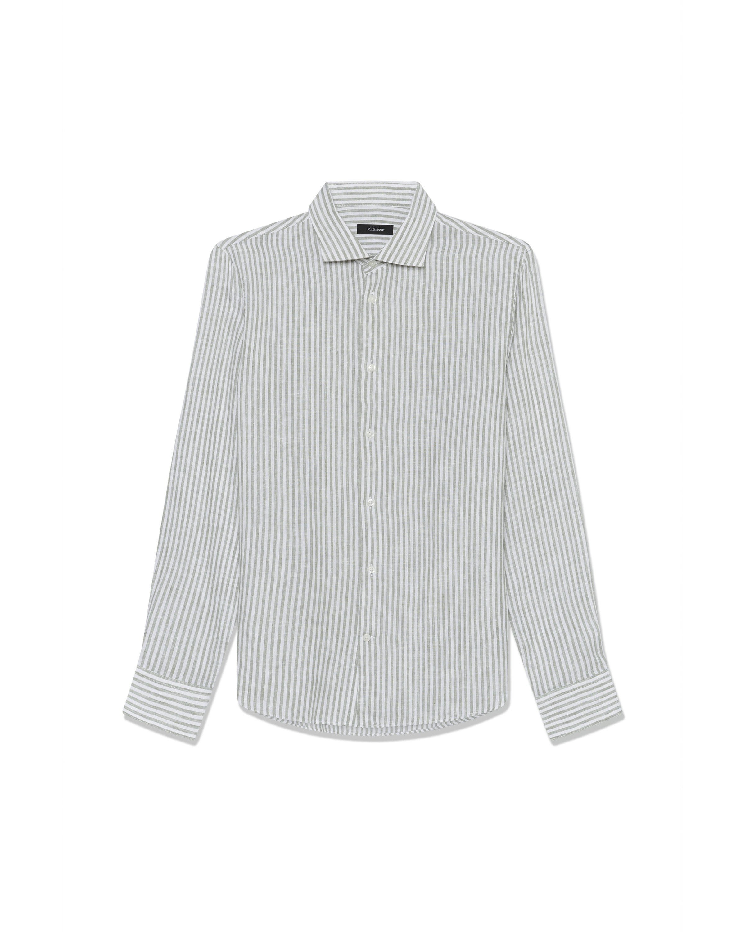 Matinique Button Up Shirt 'MAMarc' in Green: front