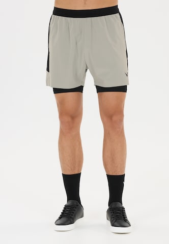 Virtus Regular Sports trousers 'Dylan V2' in Grey: front