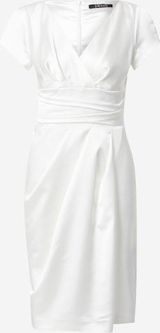 Robe de cocktail SWING en blanc : devant