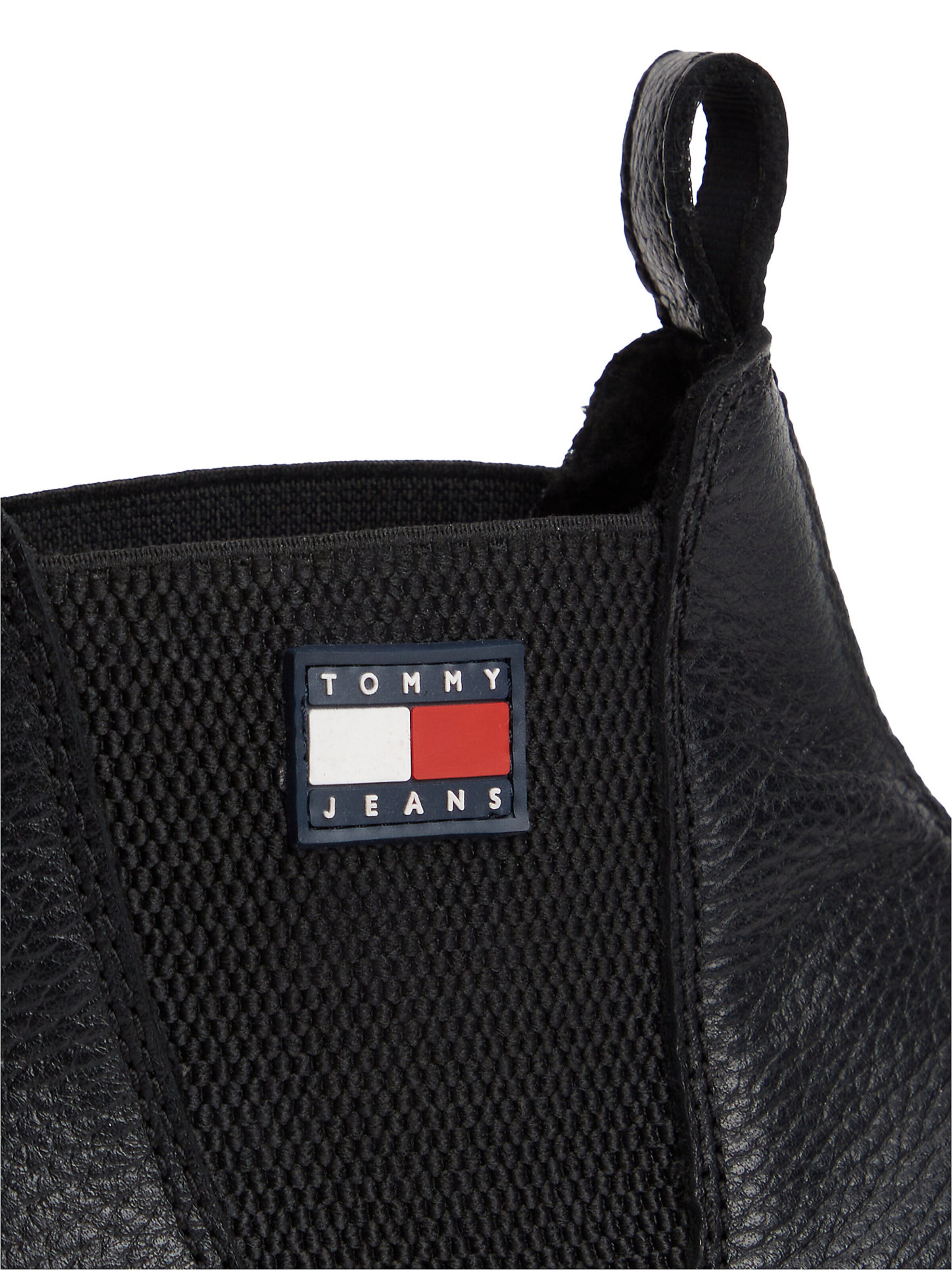 Tommy Jeans Chelsea Boots in Black