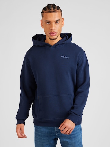 Sweat-shirt HOLLISTER en bleu : devant