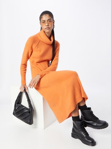 ESPRIT Knitted dress in Orange