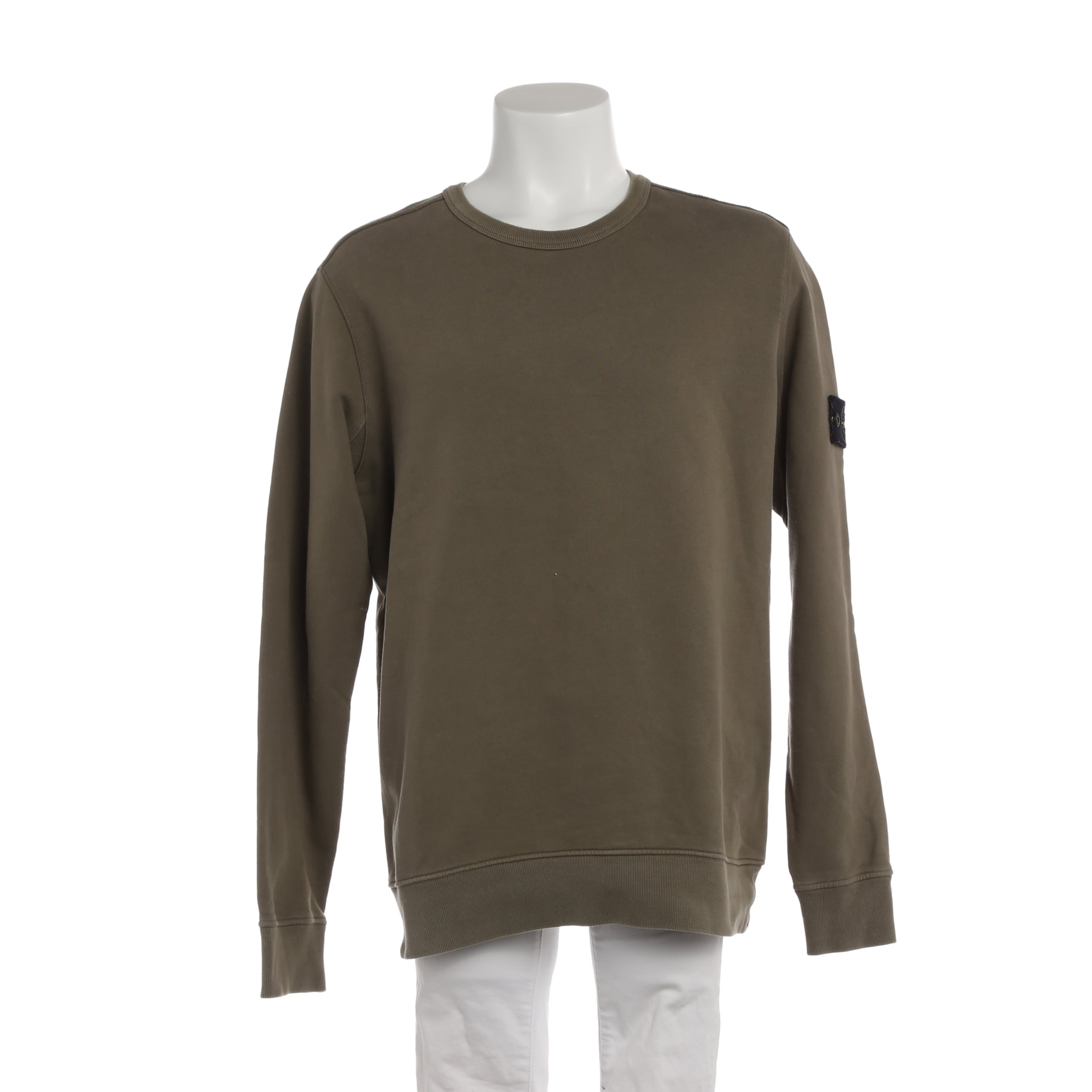 Stone Island Sweatshirt / Sweatjacke XL in Grün: Vorderseite