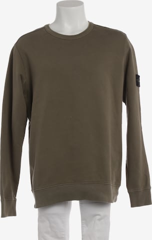 Stone Island Sweatshirt / Sweatjacke XL in Grün: Vorderseite
