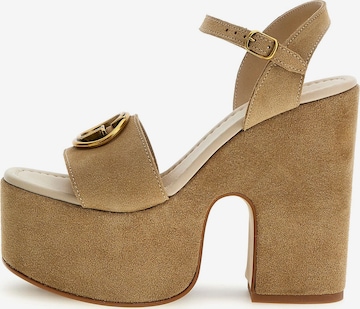 GUESS Sandals 'Clody' in Beige: front