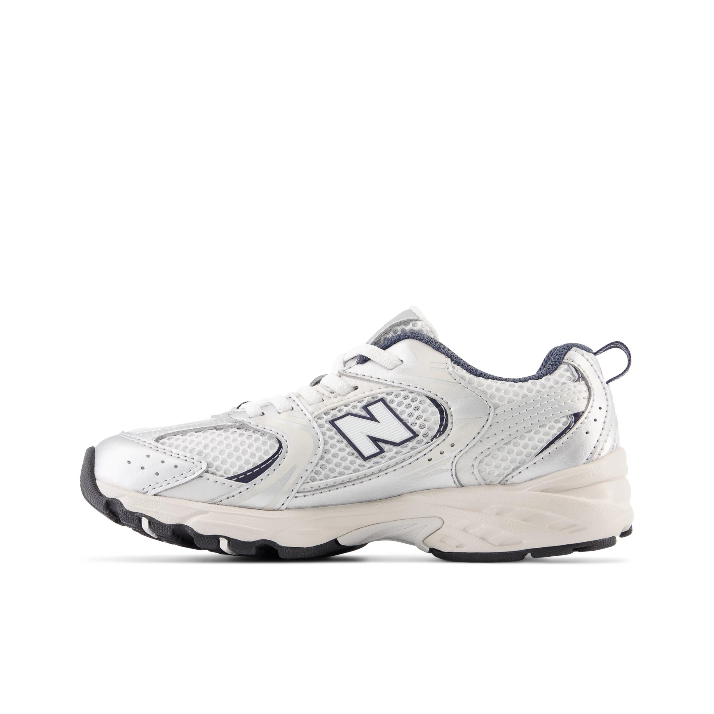 Baskets '530 Bungee Lace' new balance en blanc : devant