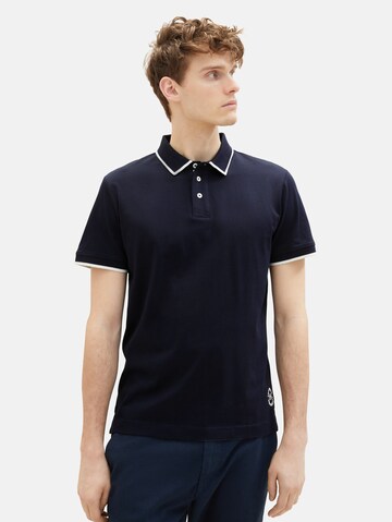 TOM TAILOR Poloshirt in Blau: predná strana