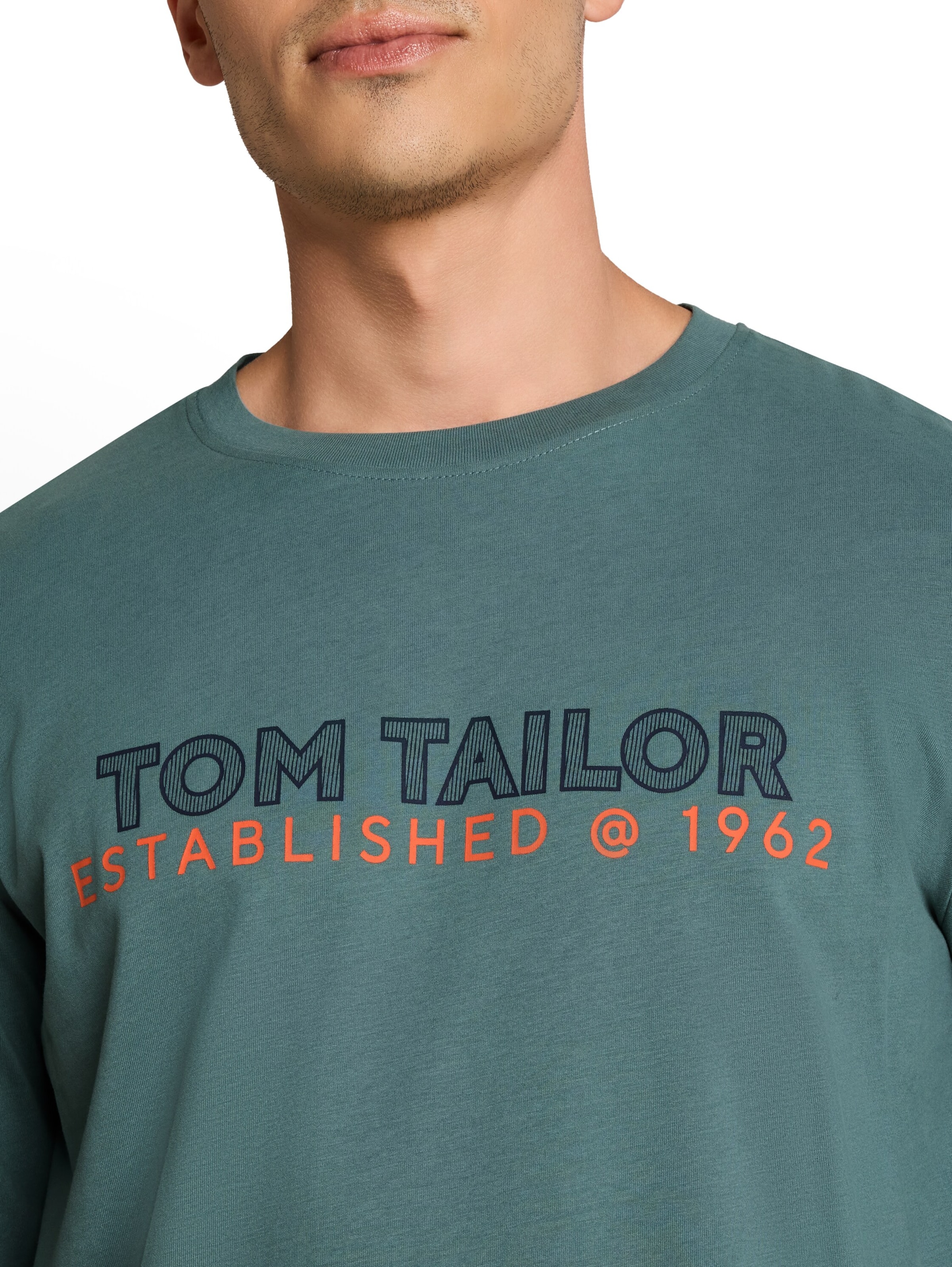 TOM TAILOR Majica | zelena barva
