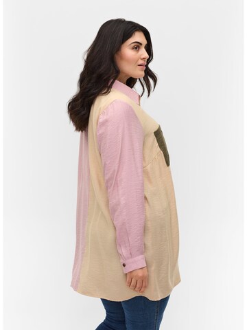 Zizzi Bluse 'XCLARU' in Pink