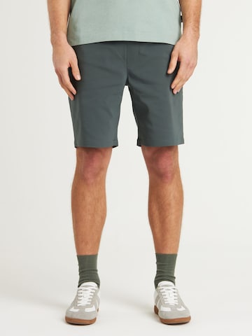 CHASIN' Regular Trousers 'Stone.S Dry' in Grey: front
