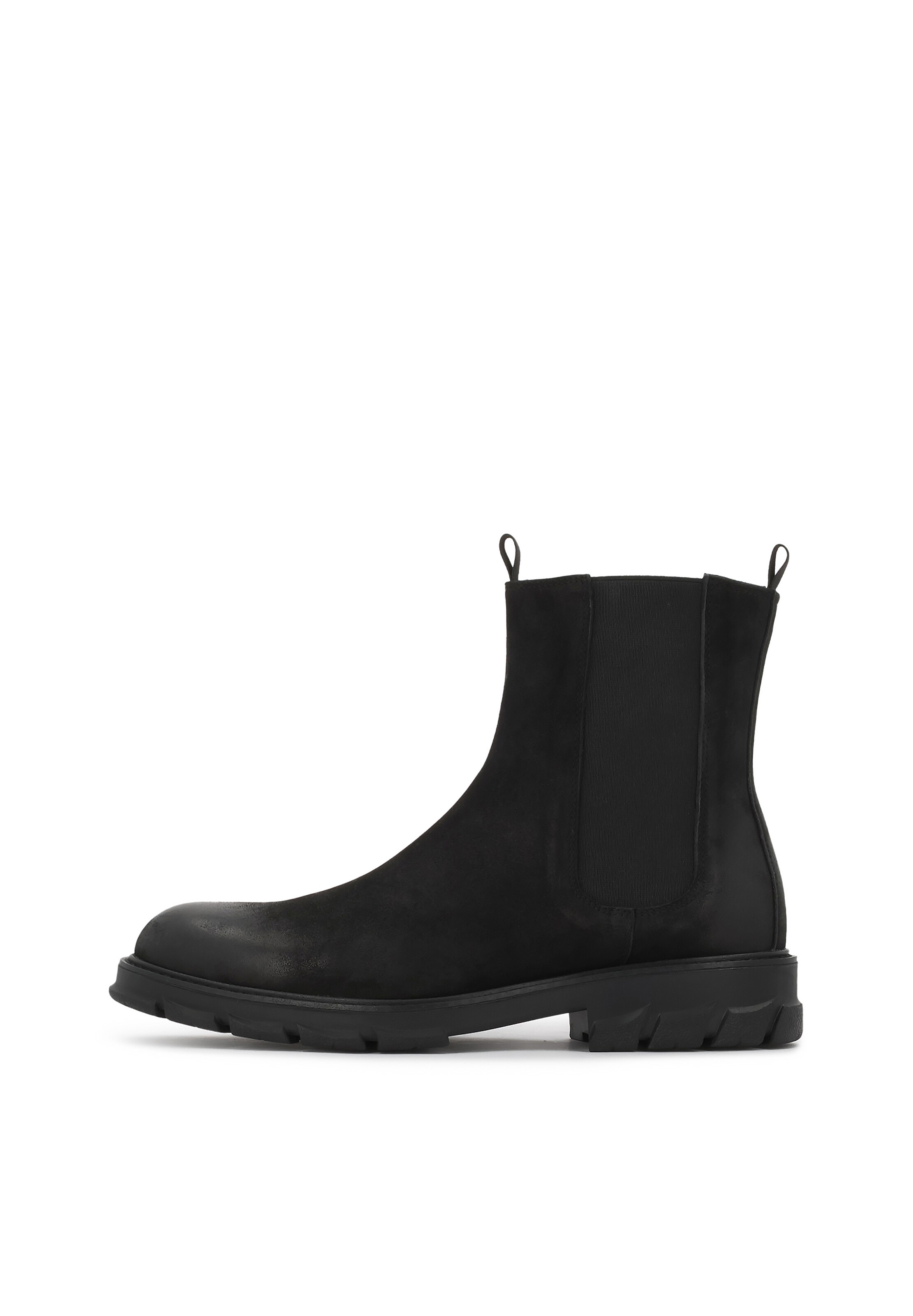 Kazar Μπότες chelsea σε μαύρο: μπροστά