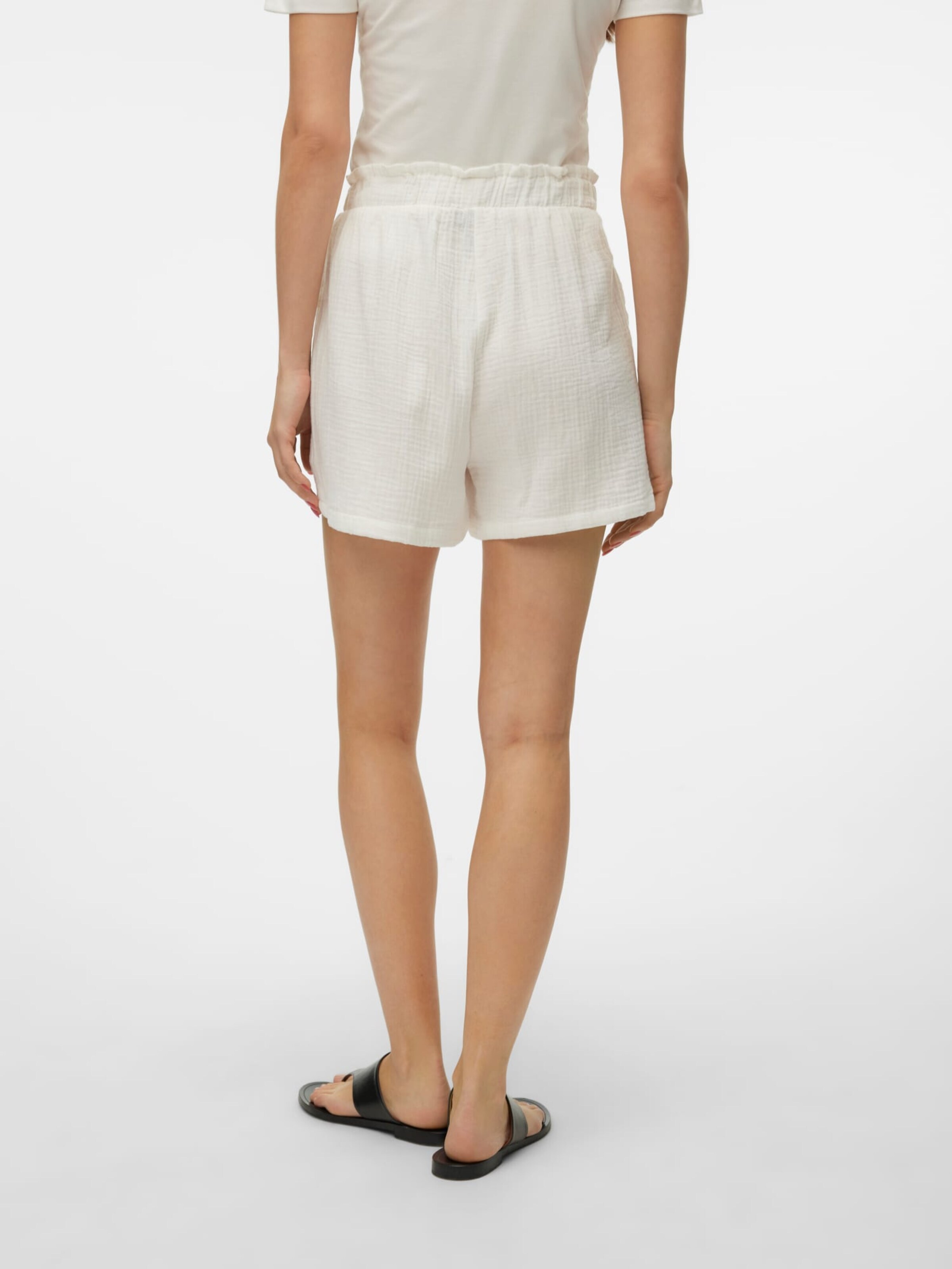 VERO MODA Baggy Broek 'Natali' in Wit