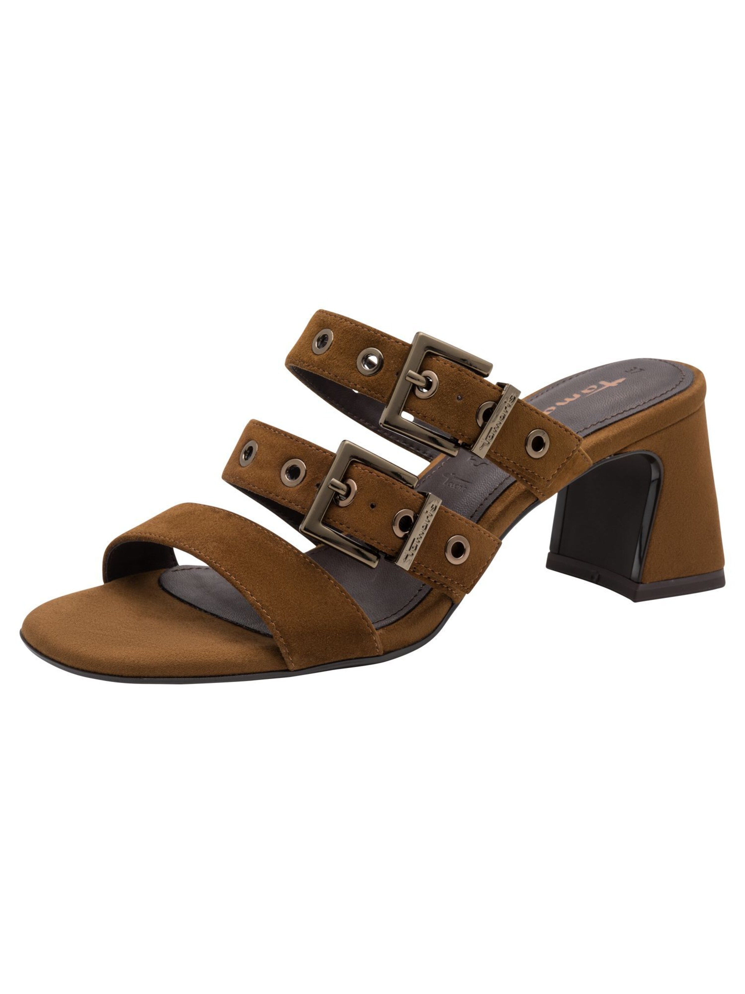 Tamaris Mule in Brown: front