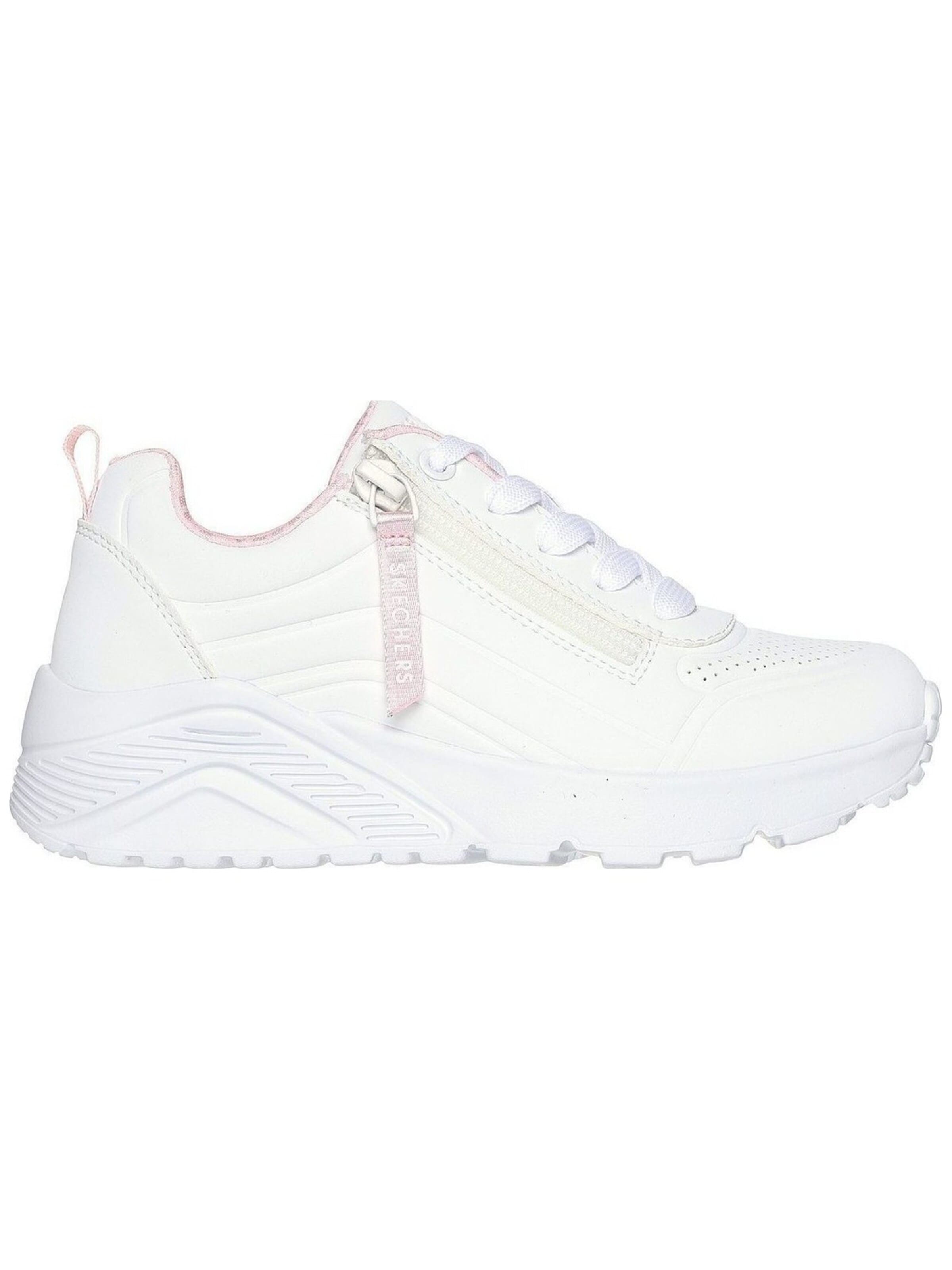 SKECHERS Sneakers 'Uno Lite - Easy Zip' in Wit