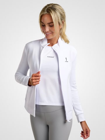 nordicdots - Chaqueta deportiva 'Off Court' en blanco: frente