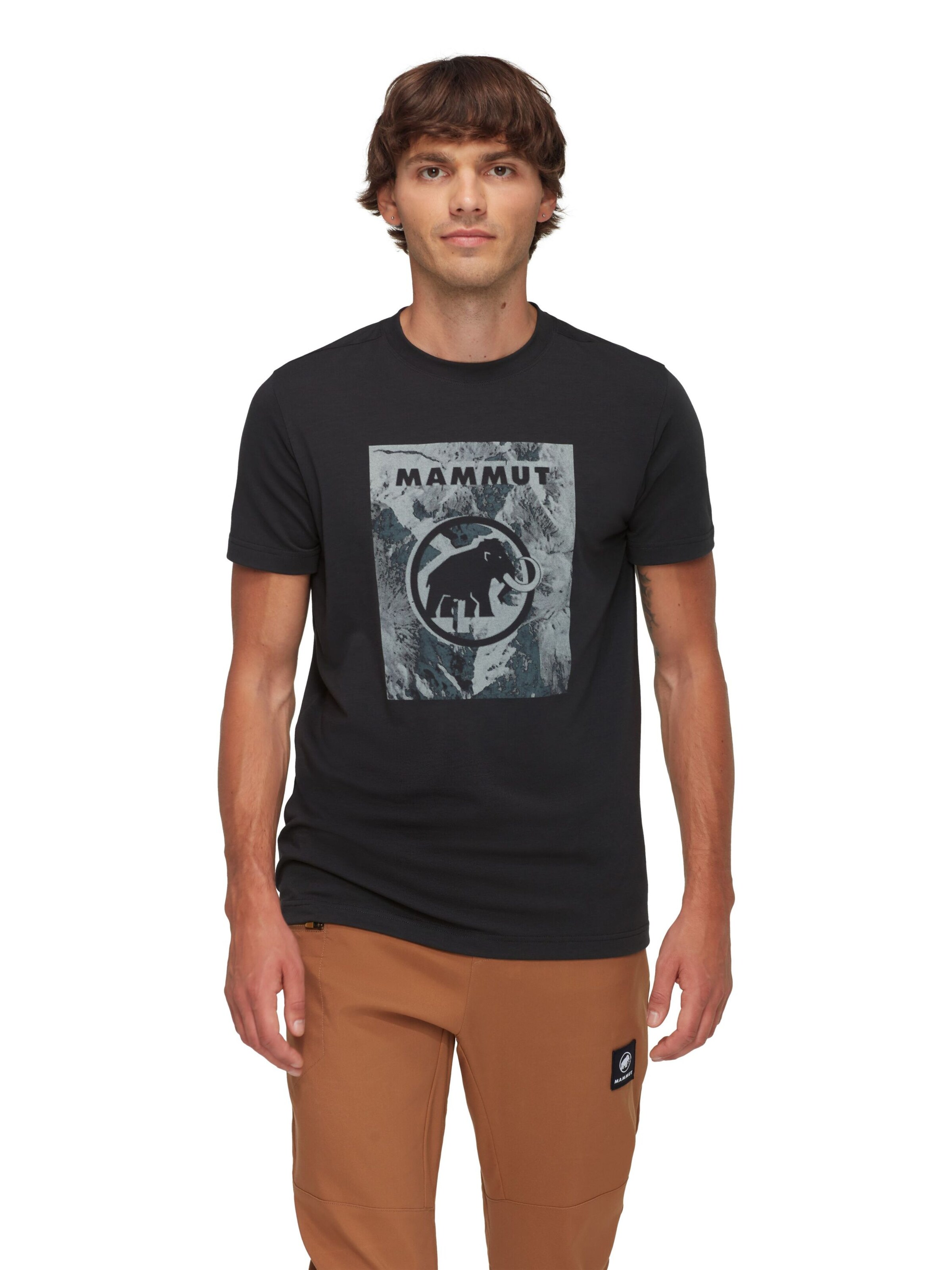 MAMMUT Shirt in Black: front