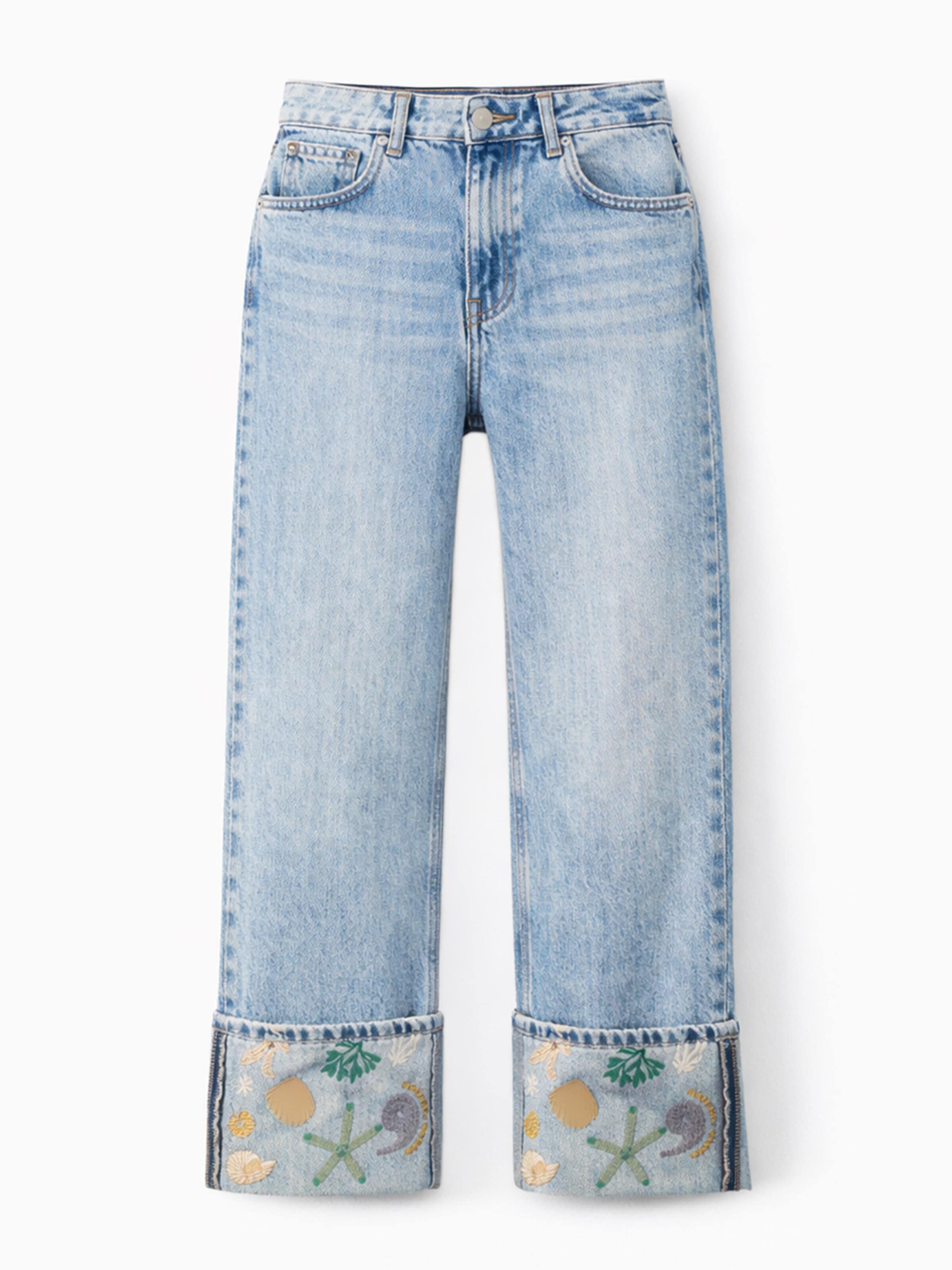 IT'S BASIC Loose fit Jeans 'RELAXED MID RISE JEANS' in Blue: front