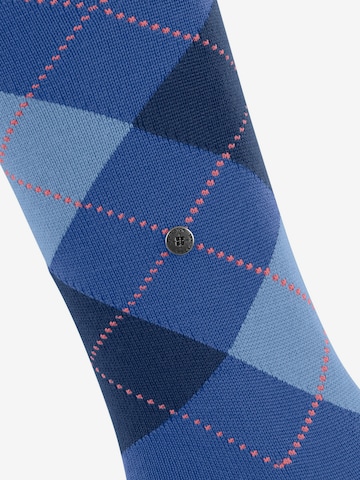 BURLINGTON Over the Knee Socks 'Marylebone' in Blue: front