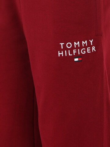 Tommy Hilfiger Underwear Tapered Pyjamahose in Rot