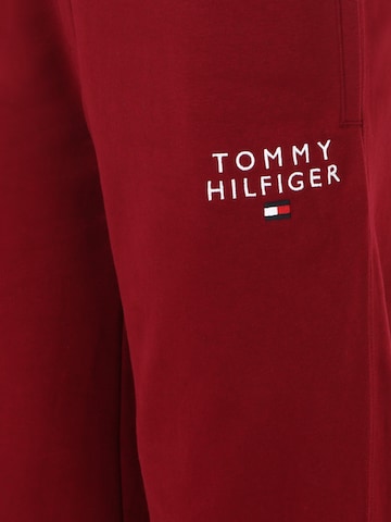 Tommy Hilfiger UnderwearTapered Pidžama hlače - crvena boja