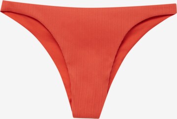 Pull&Bear Bikini Bottoms in Red: front