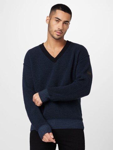 BOSS Pullover 'Avone' in Blau: predná strana