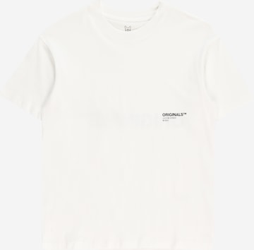 Jack & Jones Junior Shirt 'CLAN' in Wit: voorkant