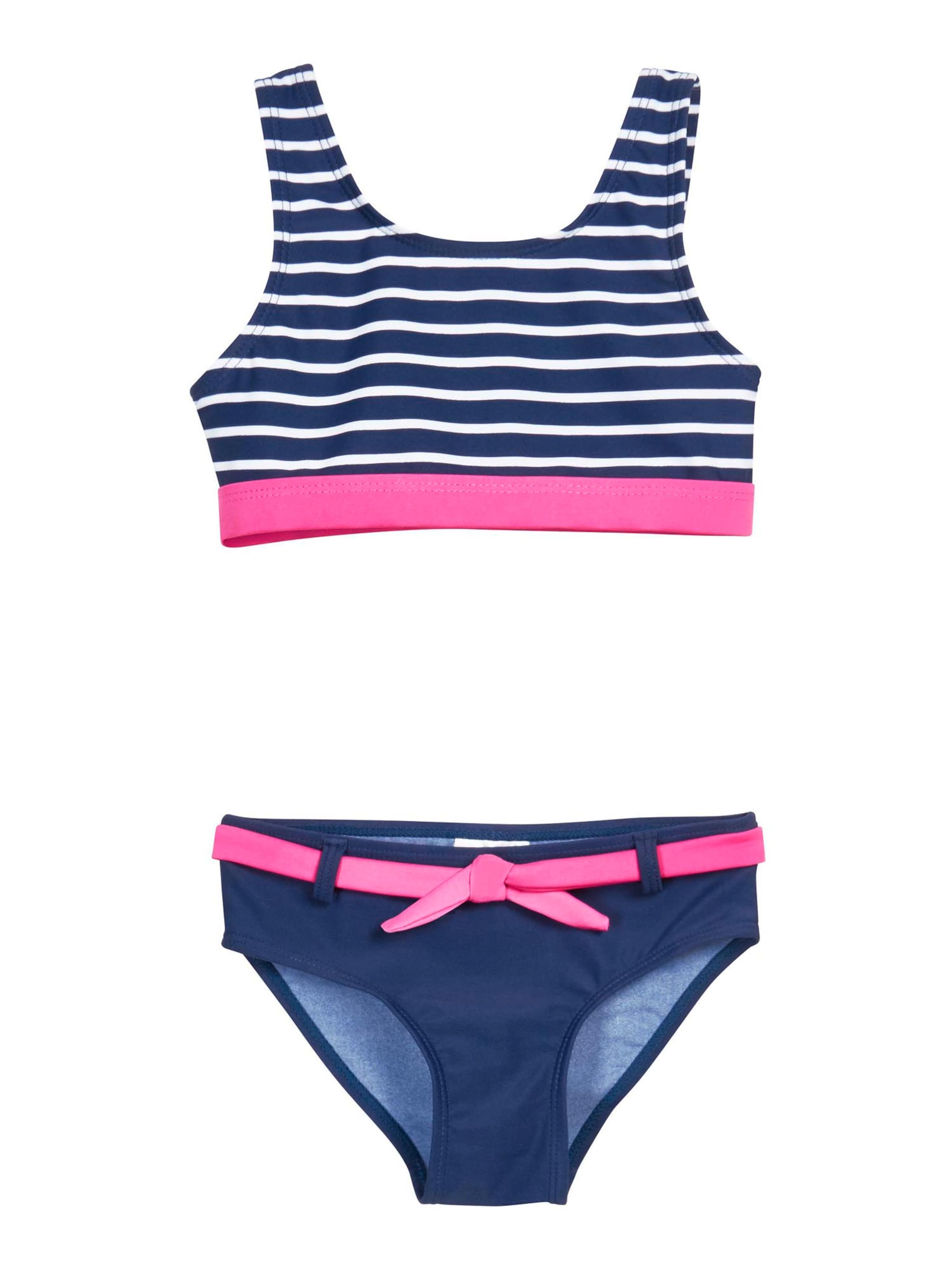 PLAYSHOES Koszulkowy Bikini w kolorze niebieski: przód